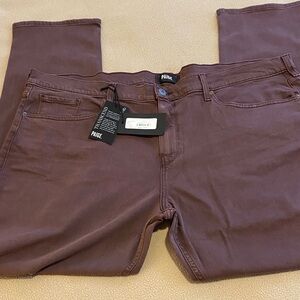 PAIGE Men's Rich Brown Slim Jeans